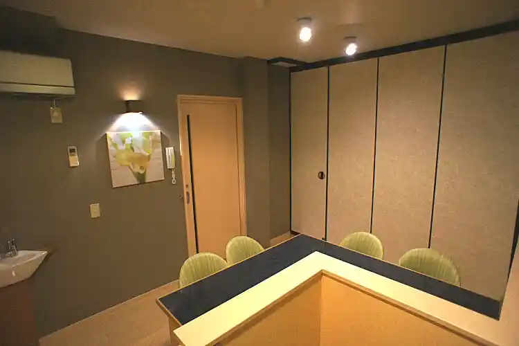 各部屋専用お食事スペース!